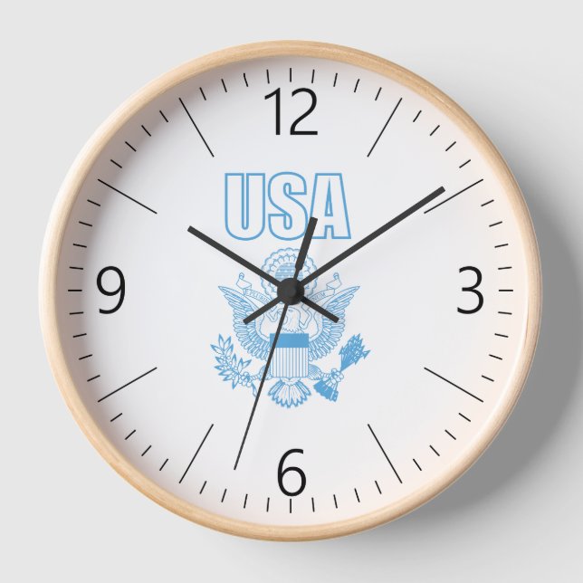 Horloge emblème national des États-Unis (Recto)