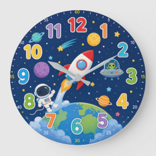 Horloge en Acrylique A wall clock for kids room