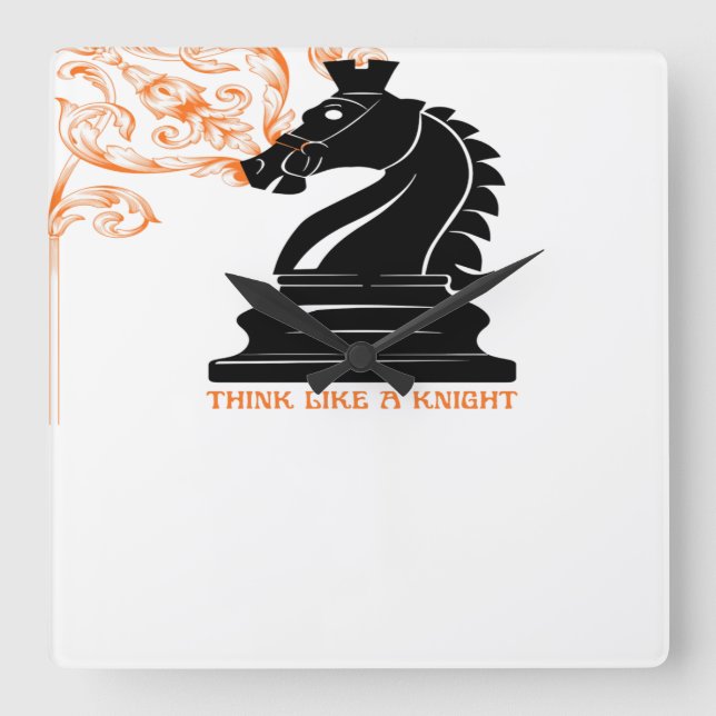 Horloge en Acrylique Square Wall Clock (Front)