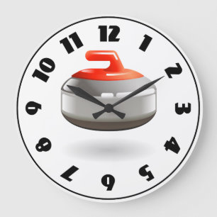 Horloge en pierre de curling