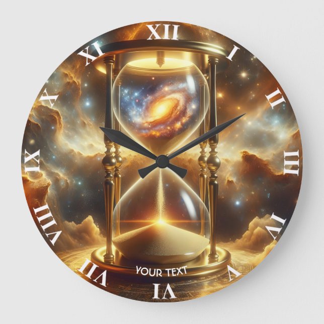 Horloge en verre spatial mignonne Imaginaire (Recto)