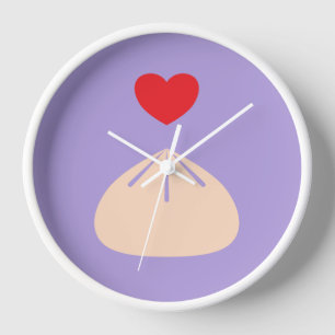 Horloge encadrée en bois Ube