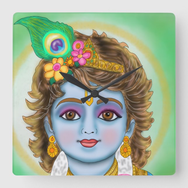 Horloge Enfant Krishna (Recto)