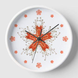 Horloge Estarfish vintage style rouge