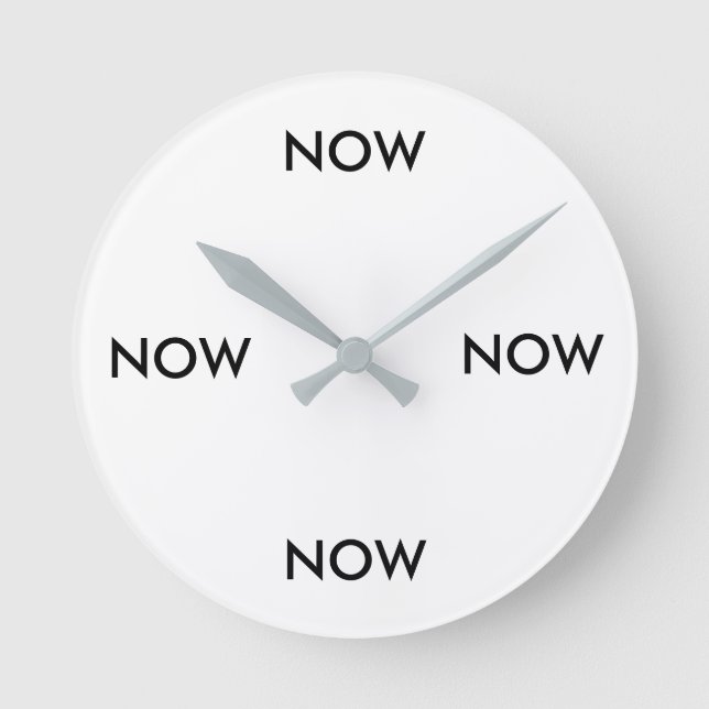 Horloge Éternelle Maintenant (Recto)