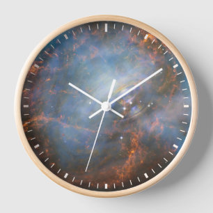 Horloge Étoile Centrale De Neutron Dans La Nebula Du Crabe
