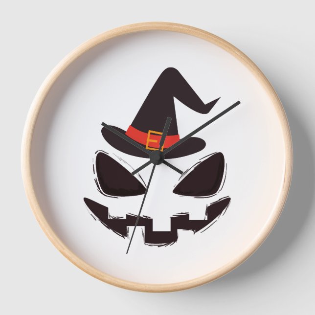 Horloge être sorcière halloween chemise pour halloween (Recto)