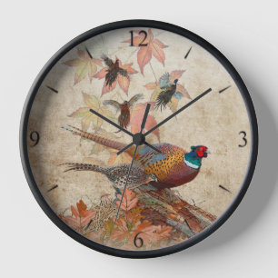 Horloge Faisan 
