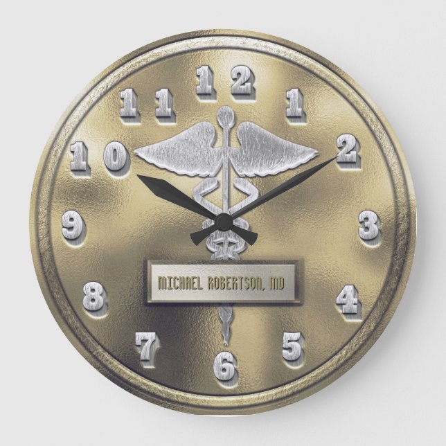 Horloge faite sur commande de docteur clinique (Recto)