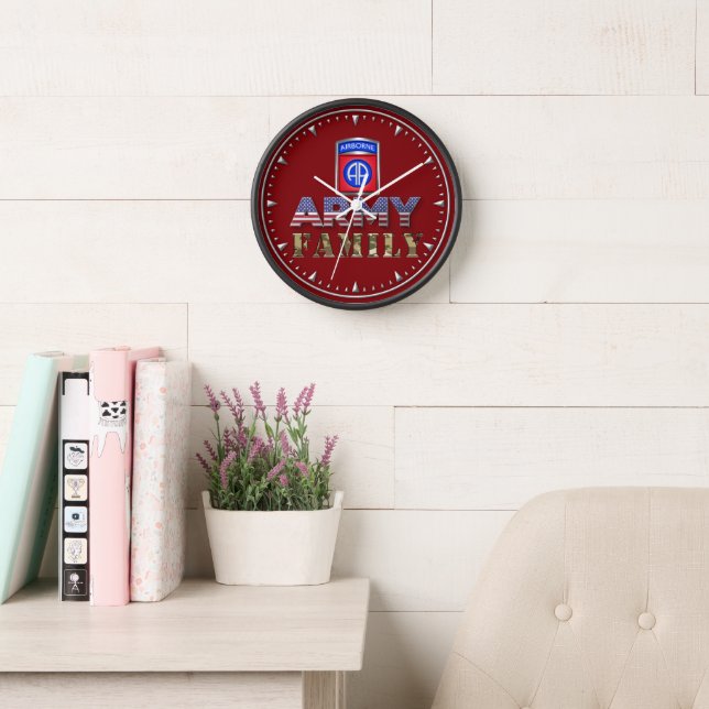 Horloge Famille de la 82e division aéroportée (Salle de lecture)