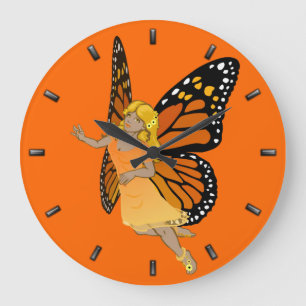 Horloge fée Féeries papillon Horloge murale Art fé