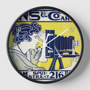 Horloge Femme photographe, Photographe, Van Caspel