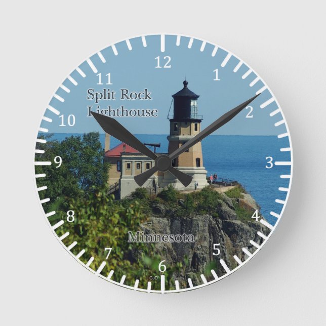 Horloge fendue de phare de roche (Recto)