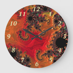 Horloge feu et beauté
