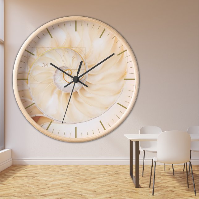 Horloge Fibonacci Ration d'or Géométrie sacrée Art (Créateur téléchargé)