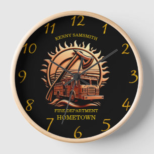 Horloge Fiery Valor Intricablement Héroïque Conception De