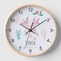 Filles mignonnes & Whimsical Pink Axolotl Enfants
