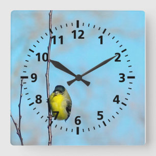 Horloge - Finition jaune