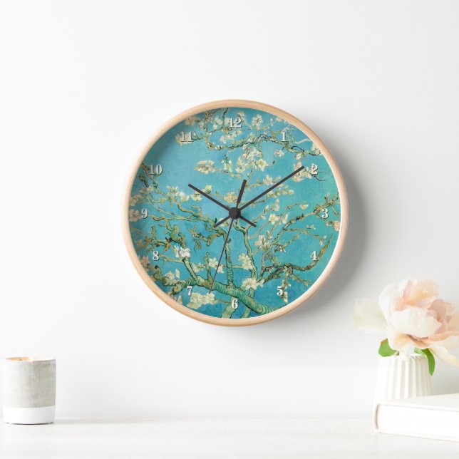 Horloge Fleurs d'amandes | Vincent van Gogh (Maison)