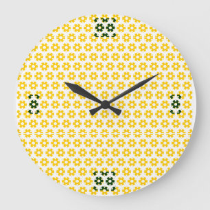 Horloge - Florets jaunes (rév.)