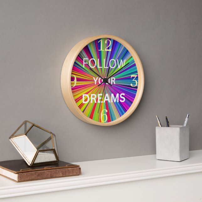 Horloge Follow Your Dreams (Bureau)