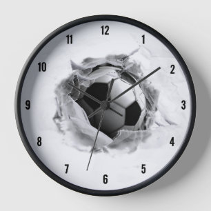 Horloge Football créatif