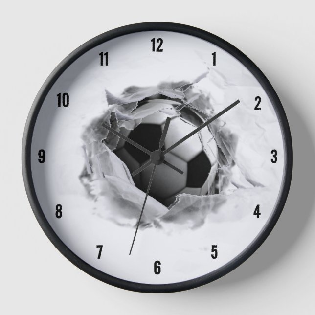 Horloge Football créatif (Recto)