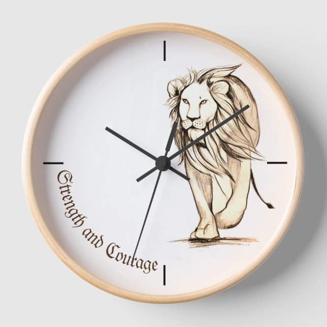 Horloge Force et courage (Recto)