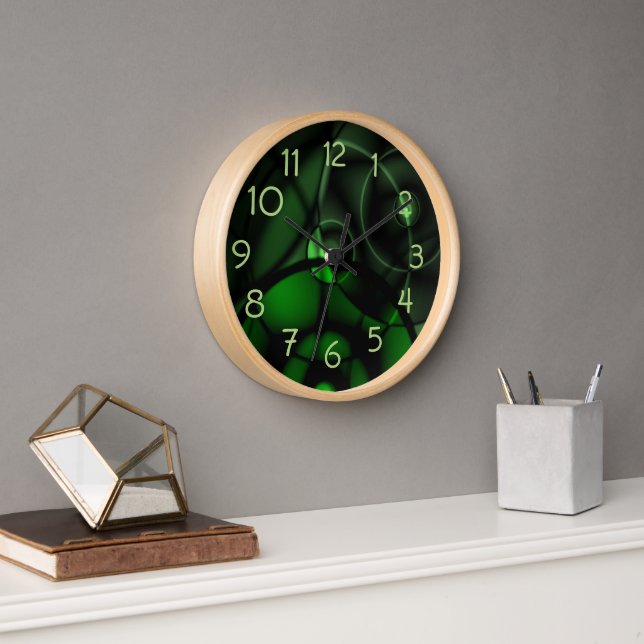 Horloge Forest Green (Bureau)