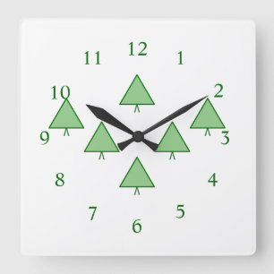 Horloge - Forêt de pins