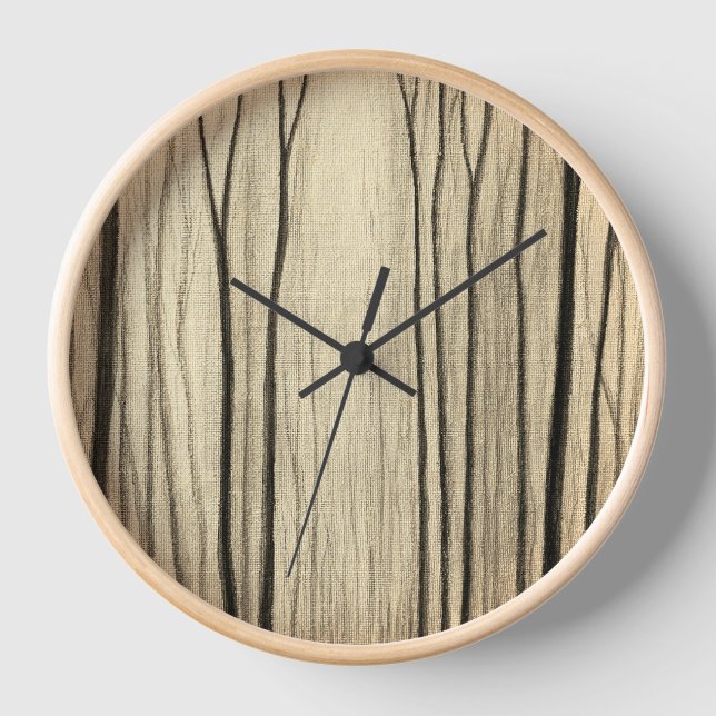 Horloge Forêt d'hiver (Recto)