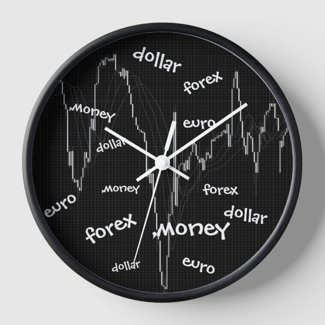 Horloge Forex, money, euro, dollar (Recto)