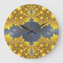 Horloge fractale cool