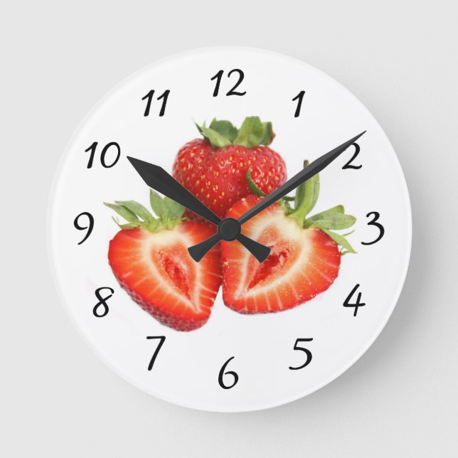 Horloge fraise (Recto)