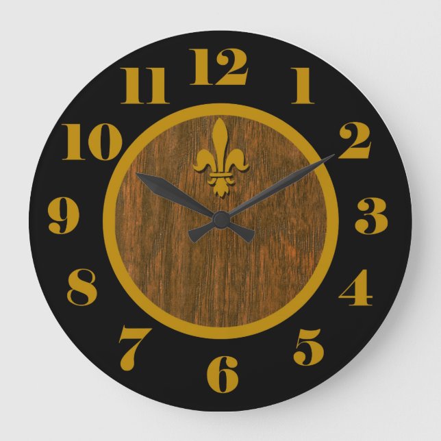 Horloge Française - Fleur de Lis (Recto)