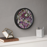 Fun Hip violet violet noir Mosaic Pop Art