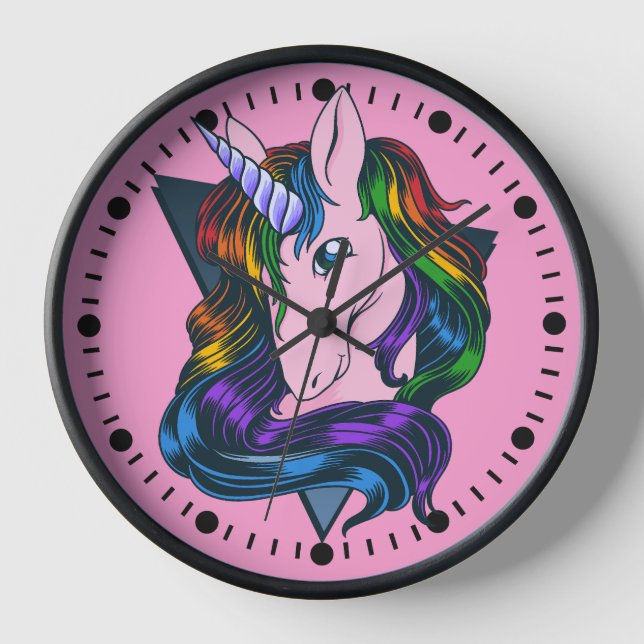 Horloge Gay Unicorn (Recto)