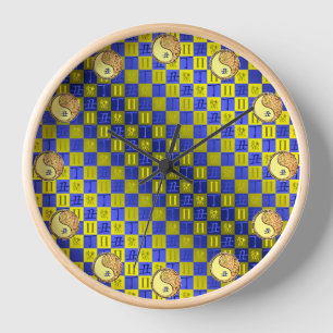 Horloge Gémeaux & Bœuf de Feu