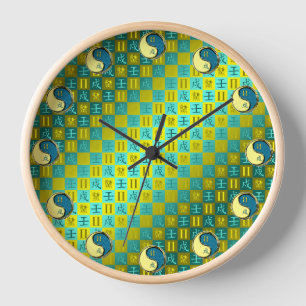 Horloge Gémeaux & Chien d'Eau