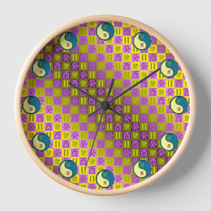 Horloge Gémeaux & Coq d'eau