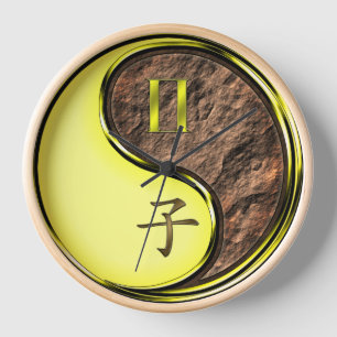 Horloge Gémeaux & Rat de Terre