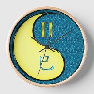 Horloge Gémeaux & Serpent d'eau