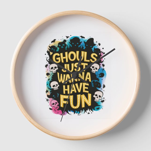 Horloge Ghouls veut juste s'amuser (Recto)