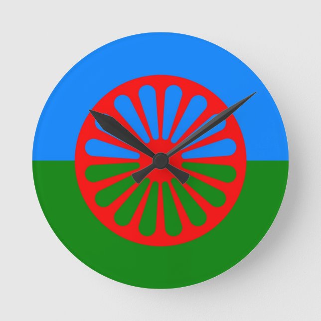 horloge gitane de drapeau (Recto)