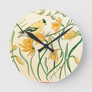 Horloge Goldfinch Spring