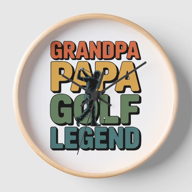 Horloge Golf Legend Grand Papa (Recto)