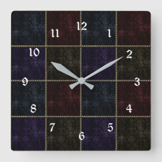 Horloge gothique médiévale Damask Gold Stitted Blo