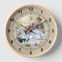 Grand-père de photo moderne Script Coeur