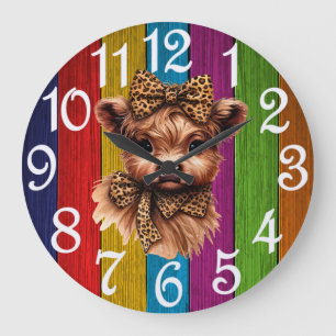 Horloge grande vache de campagne