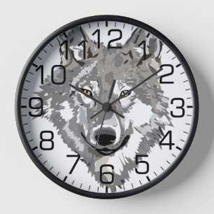 Horloge Gray Wolf Design